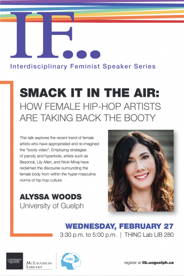 Poster for "Smack It In The Air" IF Speaker Series