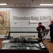 Installation of gallery wall decals