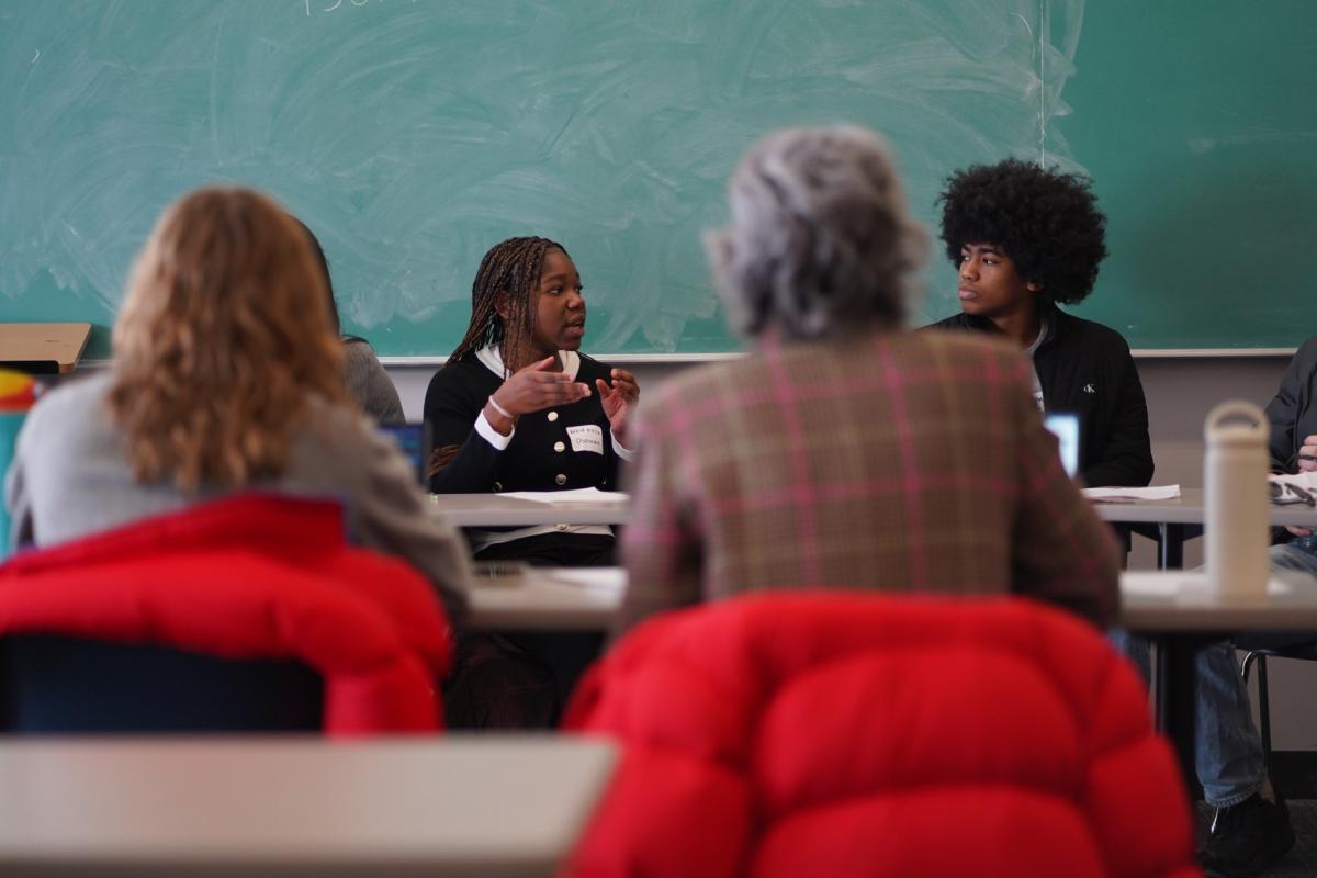 Students Presenting Arguments