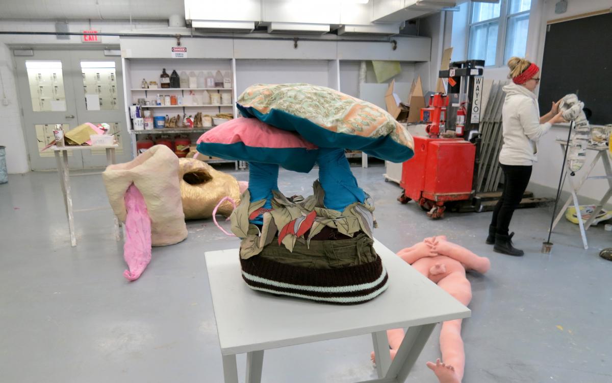 image of sculpture studio