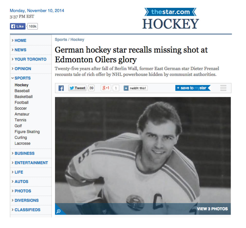 Toronto Star screenshot