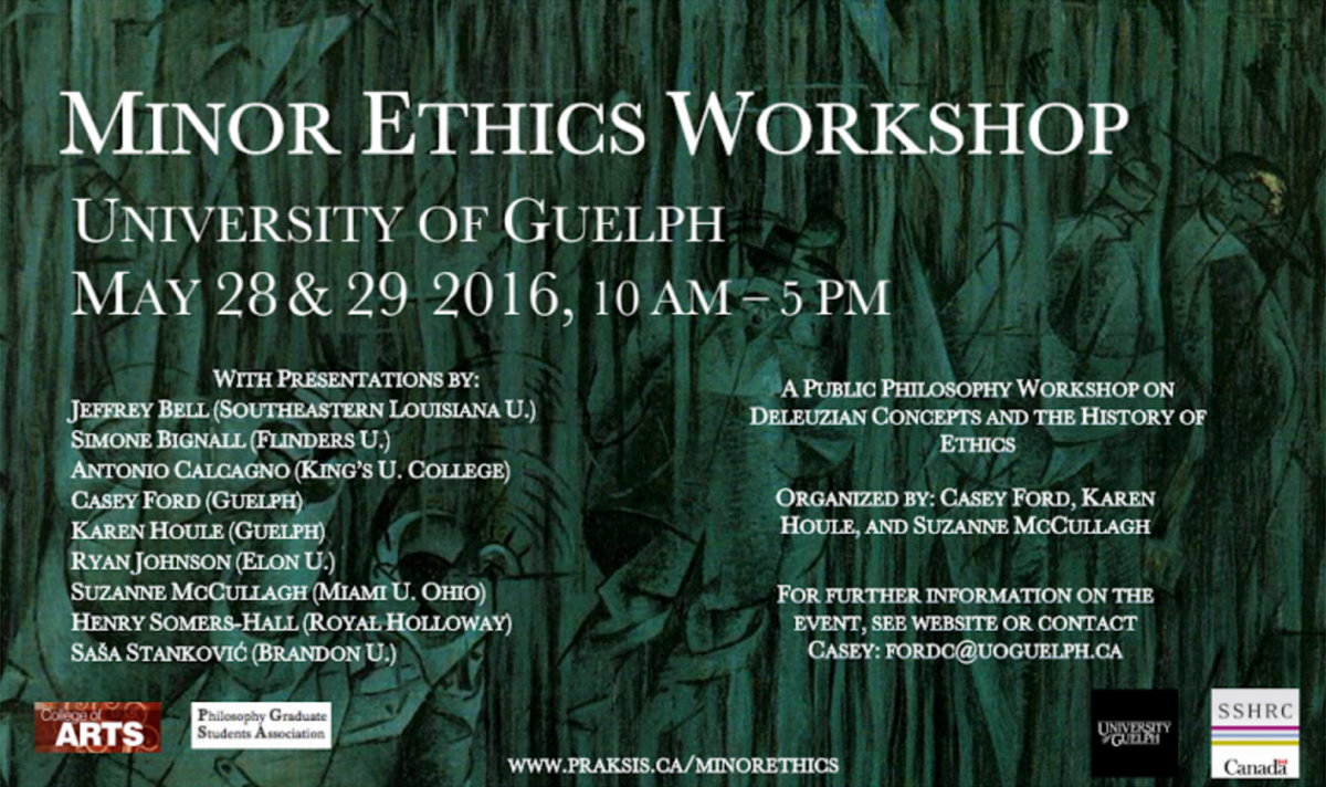 poster for minor in ethics workshop
