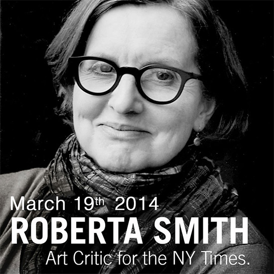 Roberta Smith, New York Times Art Critic