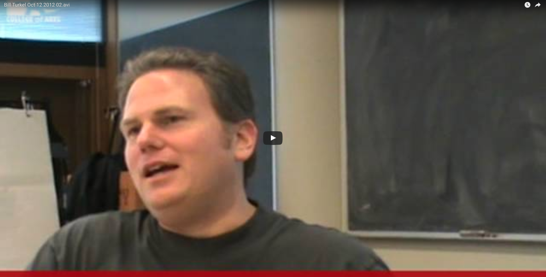 Bill Turkel Conversation Video Link 1