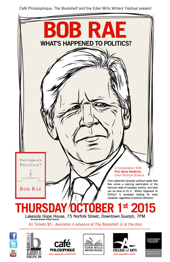 poster for BOB rae event