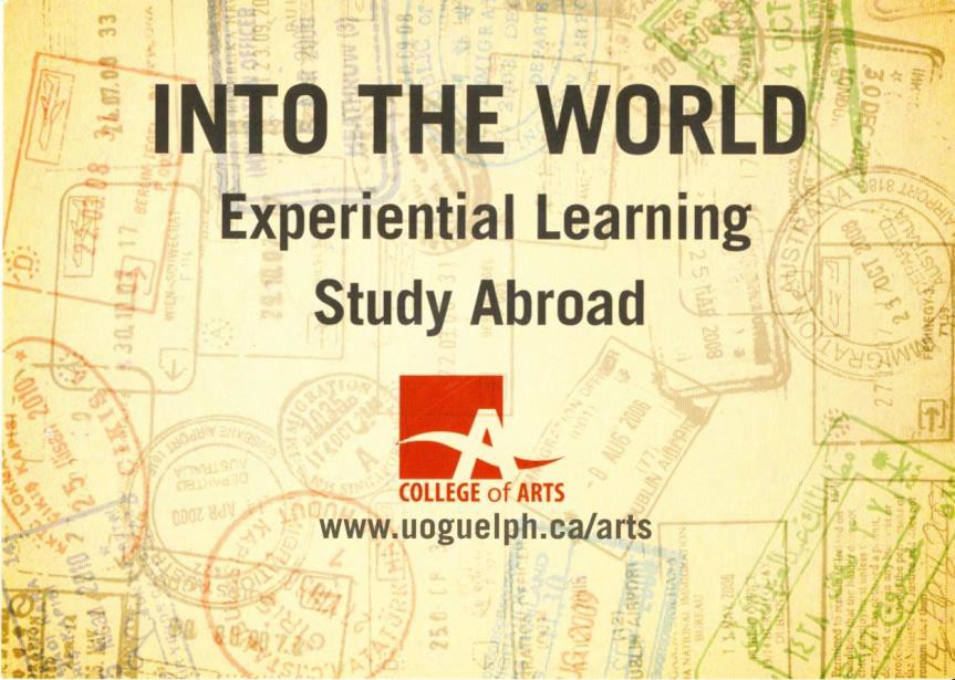 Into the world - Experiential Learning Study Abroad