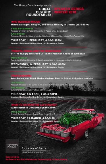 Rural History Roundtable Series W'18
