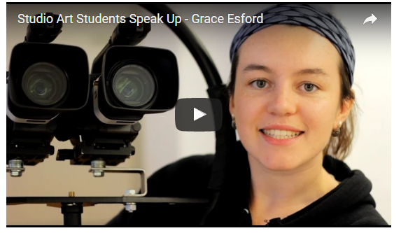 Studio Art Students Speak Up - Grace Esford Video