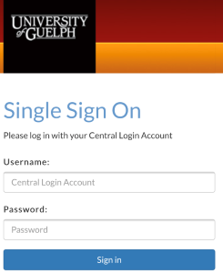 Single Sign-On Page Image