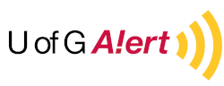 U of G Alert Logo
