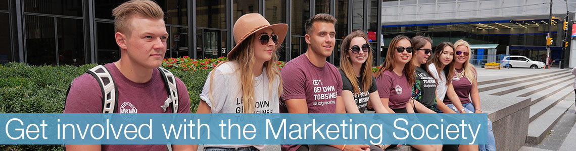 Get involved with the marketing society