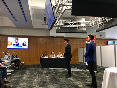 Share-A-Box presenting to judges
