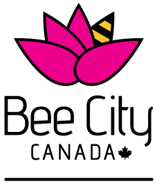 the bee city logo