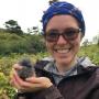 Former Integrative Biology undergraduate researcher Sydney Collins holds one of her most recent study subjects (photo courtesy of Sydney Collins)
