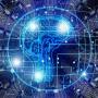 Picture of human brain and circuits