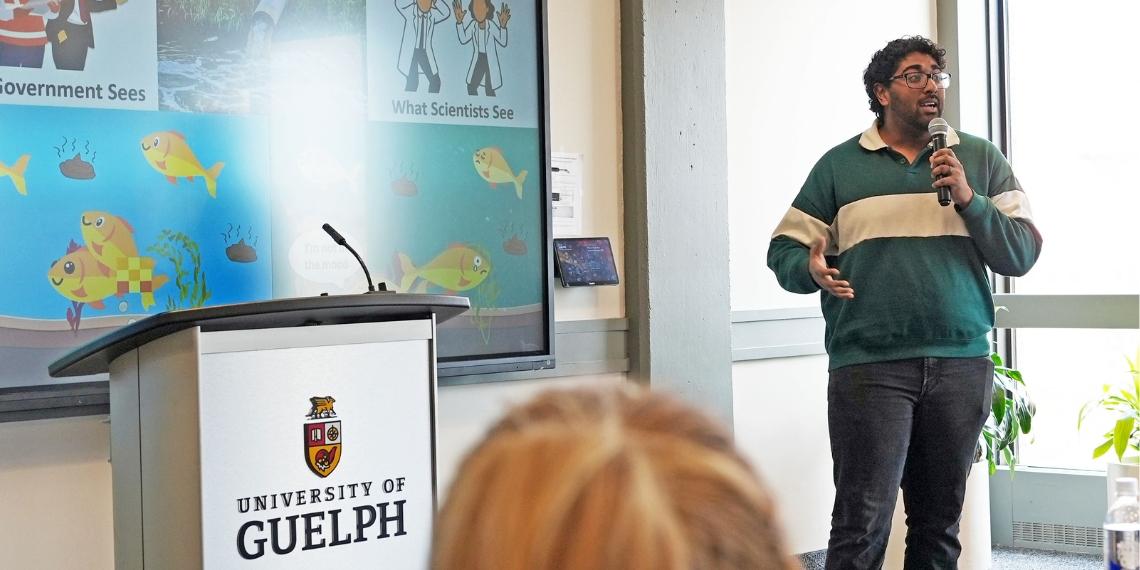 Emir Rahman presents the Three Minute Thesis