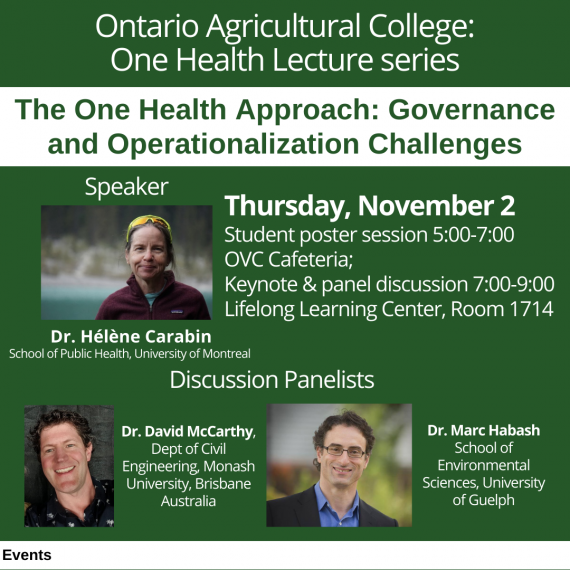 OAC: One Health Lecture Series: Governance and Operationalization Challenges
