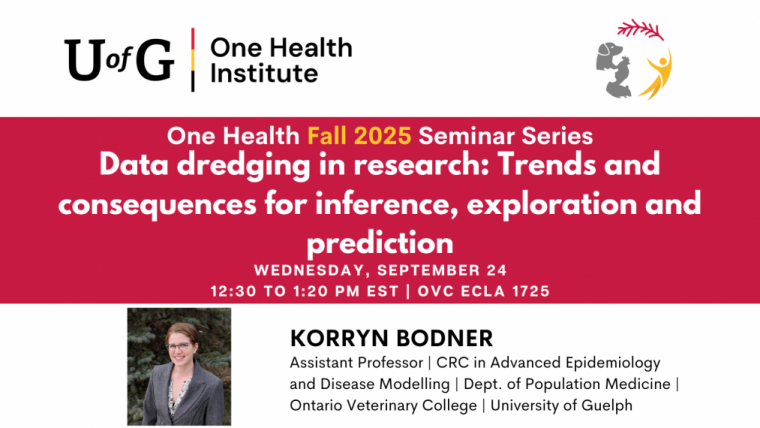 One Health Seminar Series: Data Dredging in Research: Trends and Consequences for Inference, Exploration and Prediction