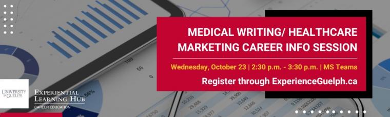 Medical writing/healthcare marketing career info session