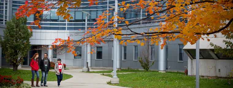 Students in front of the SSC