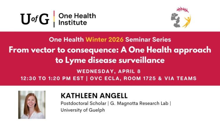 Promotional Image for Seminar featuring Kathleen Angell, a Postdoctoral Scholar and researcher with G. Magnotta Research Lab