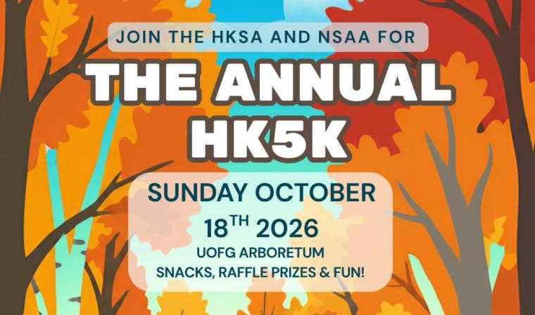 Join the HSSA and NSSA for the Annual Hk5K, Sunday, Oct 18