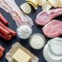 Various types of food that contain solid and liquid fats