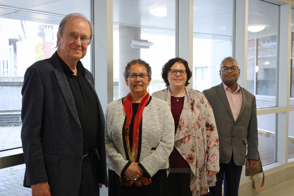 Peter Tremaine, Charmaine Dean, Stacey Scott and Rajesh Perrera