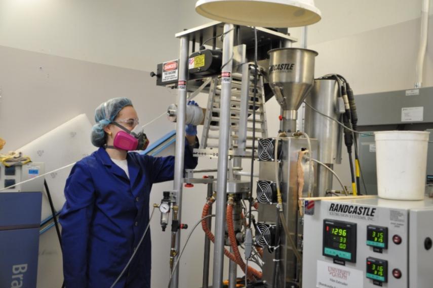 Student operating equipment
