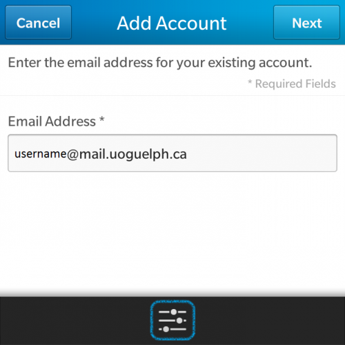 Settings for BlackBerry Devices Computing & Communications Services