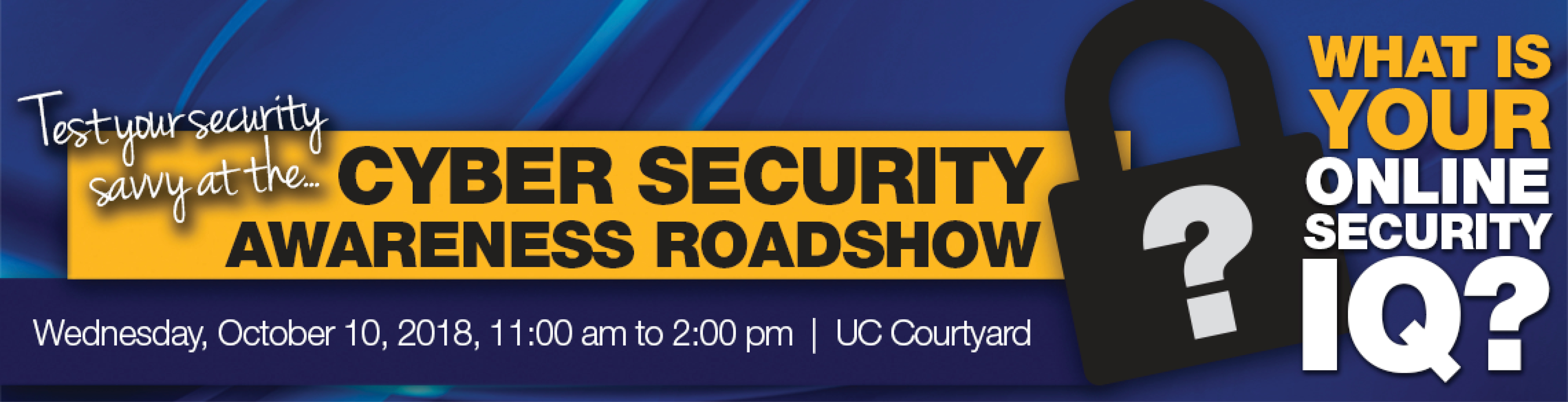 Security Awareness Roadshow Banner