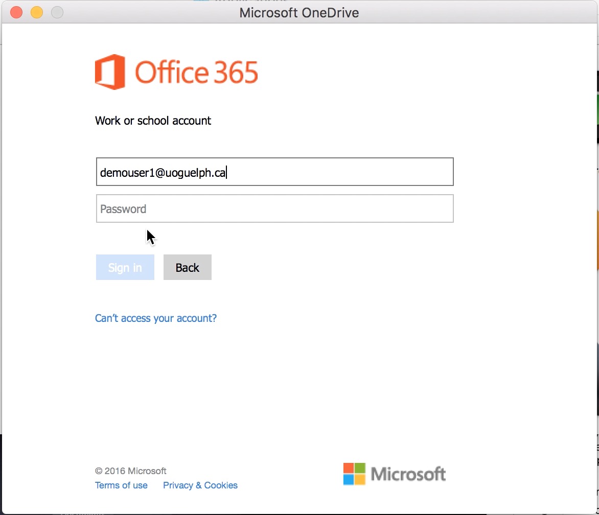 onedrive for mac sync client
