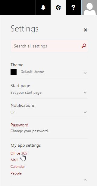 office 365 apps setting up