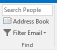 Outlook Search People preview