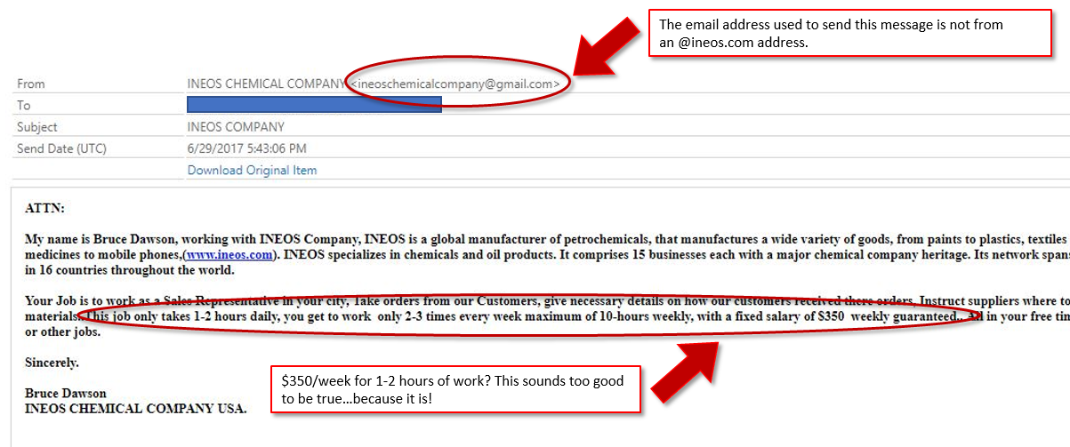 InfoSec Blog Job Offer Scams Can Rip You Off Computing