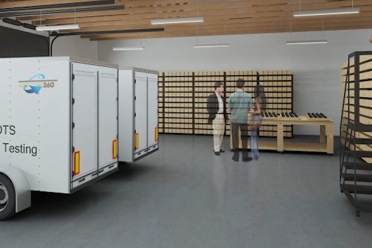 Rendering of education facility at the Morwick G360 institute