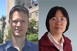 Headshots of Chris Collier and Huiyan Li