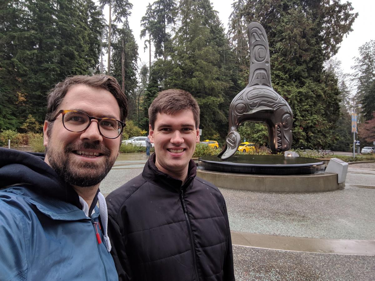 Petros Spachos and Sebastian Sadowski in Vancouver