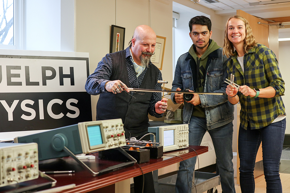 Image of Orbax and students during STEM week