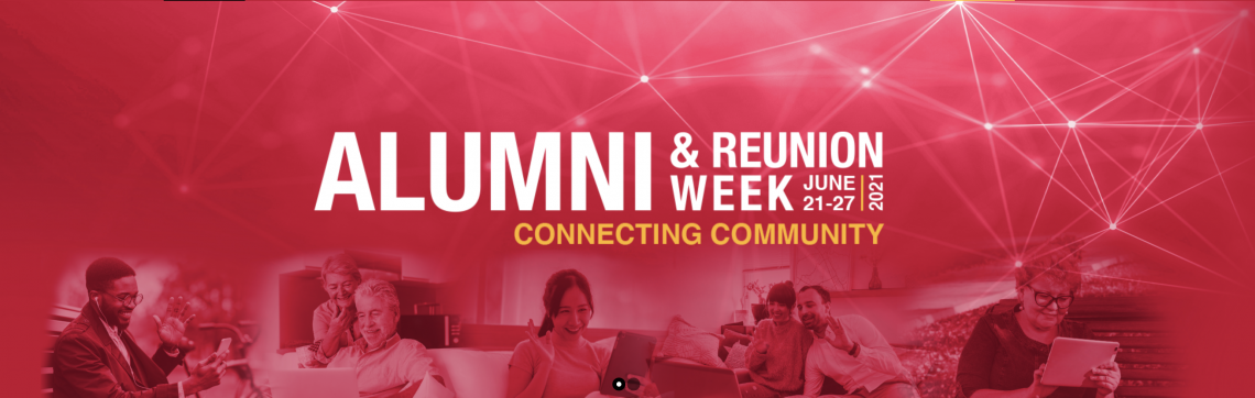 Alumni Weekend promotional banner