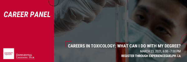 Promotional image for toxicology career event