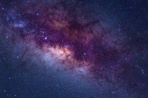Milky way and stars