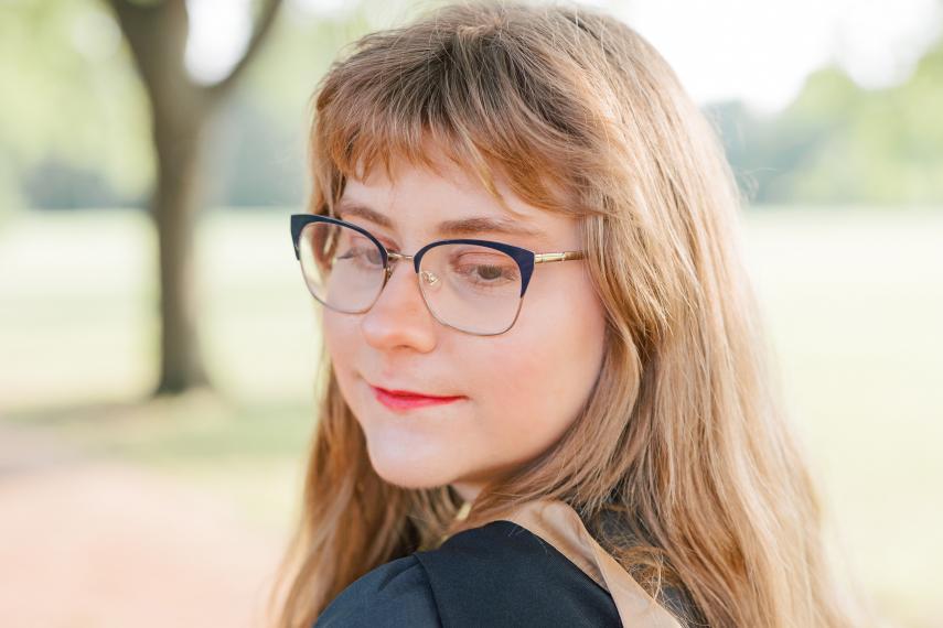 A headshot of Victoria Leaker.