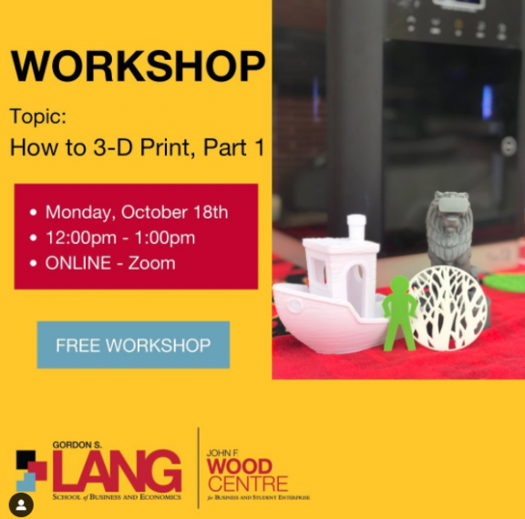 Promotional image for the How to 3D Print Workshop