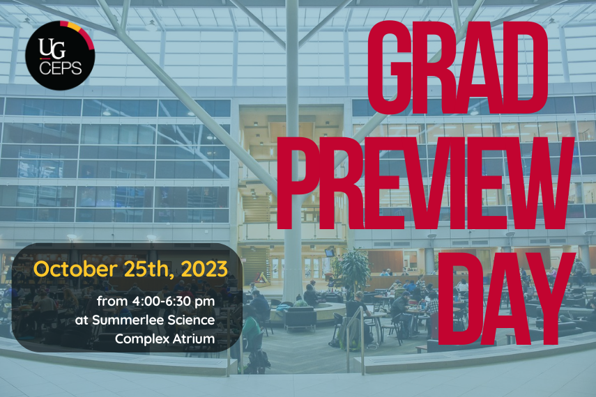 Grad Preview Day Oct 25, 2023 4:00 to 6:30 PM