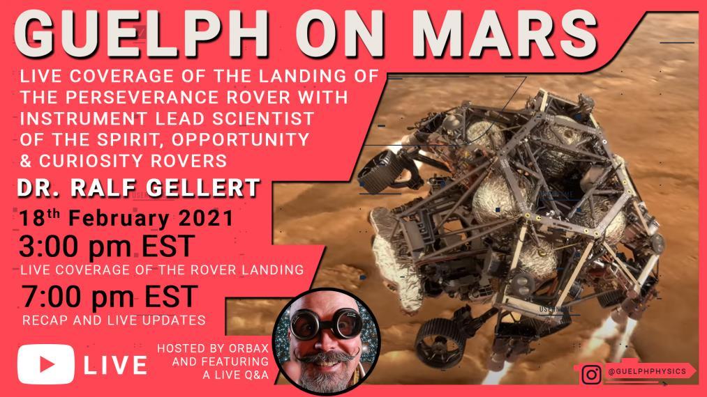 Promotional graphic for Mars Rover