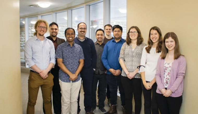 Group shot of the graduate student participants in the 2020 3MT competition.