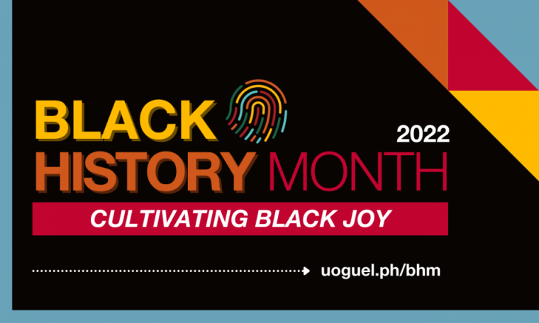 image reads "BLACK HISTORY MONTH, CULTIVATING BLACK JOY"