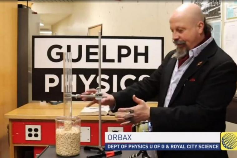 Orbax on the Weather Network showing science of fireplaces