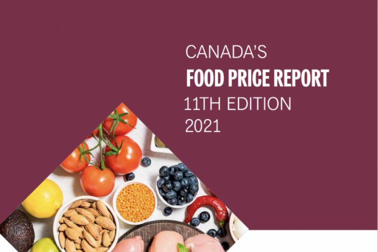 Screenshot of portion of Food Price Report cover